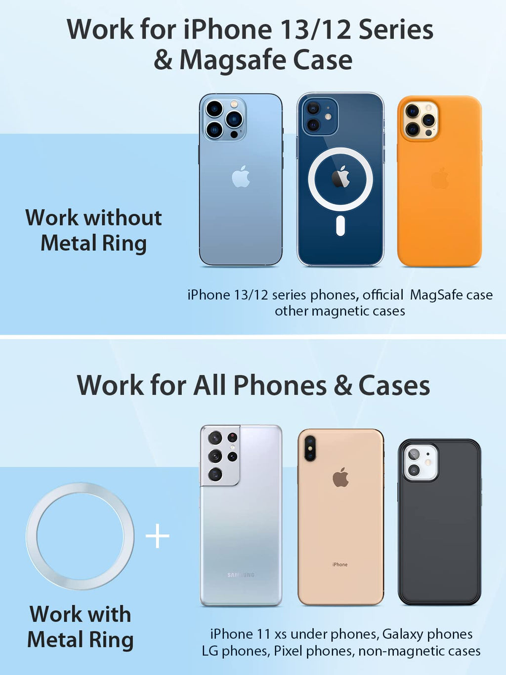 VICSEED for MagSafe Car Mount [Upgraded Strongest Magnet Power] Magnetic Phone Holder for Car Vent 360 Adjustable Magnetic Car Phone Holder Mount for iPhone 17 Pro Max 16 15 14 13 12 Plus Mini