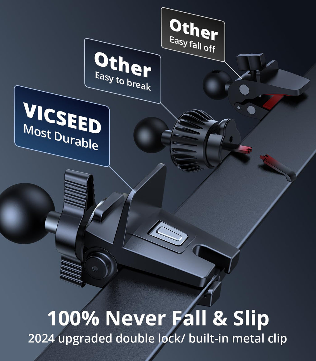 VICSEED for MagSafe Car Mount [Upgraded Strongest Magnet Power] Magnetic Phone Holder for Car Vent 360 Adjustable Magnetic Car Phone Holder Mount for iPhone 17 Pro Max 16 15 14 13 12 Plus Mini